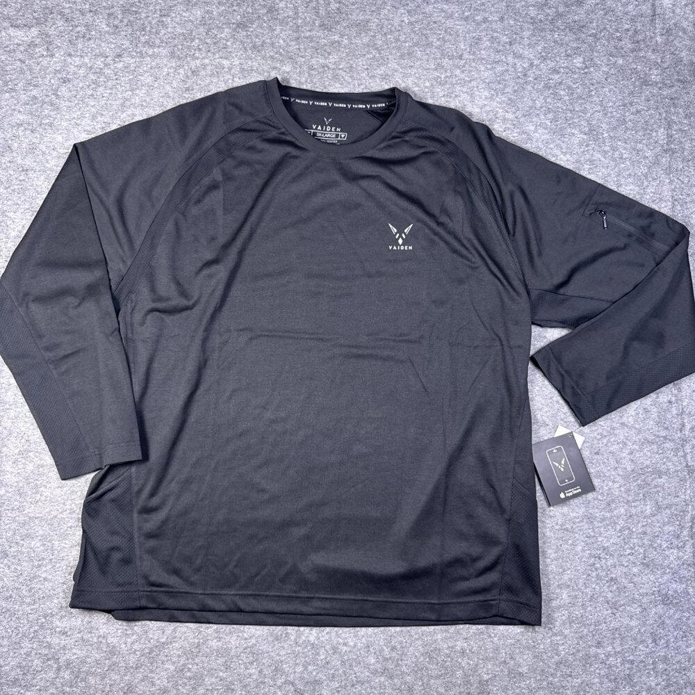 Vaiden T Shirt Mens 3XL Black Performance Athleisure Tactical Tech